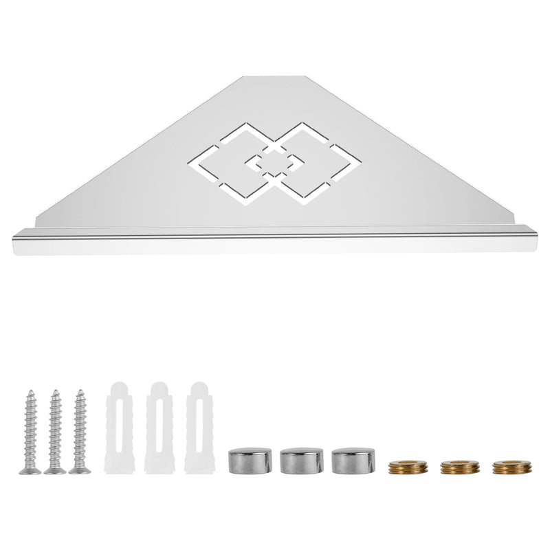 Étagère de Douche d'Angle en Inox 33,5 cm