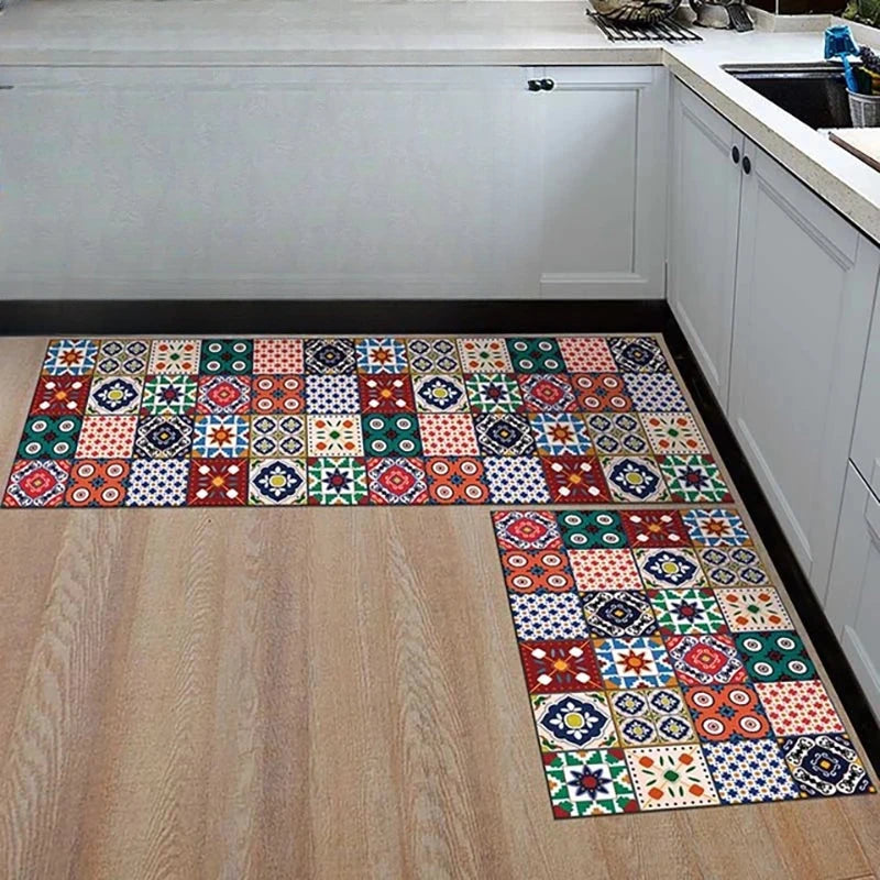 Tapis de Cuisine Antidérapant Imprimé, 13 Motifs, du 40 x 60 au 50 x 160 cm