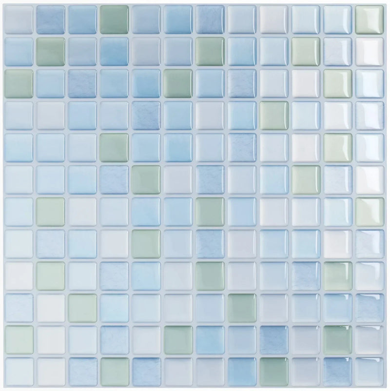 Sticker Mosaïque Cristal 3D Adhésif Étanche pour Cuisine