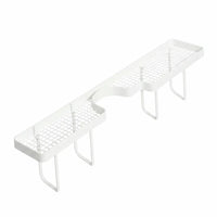 Étagère de Robinet pour Lavabo Sans Perçage, Noir ou Blanc, 50 cm