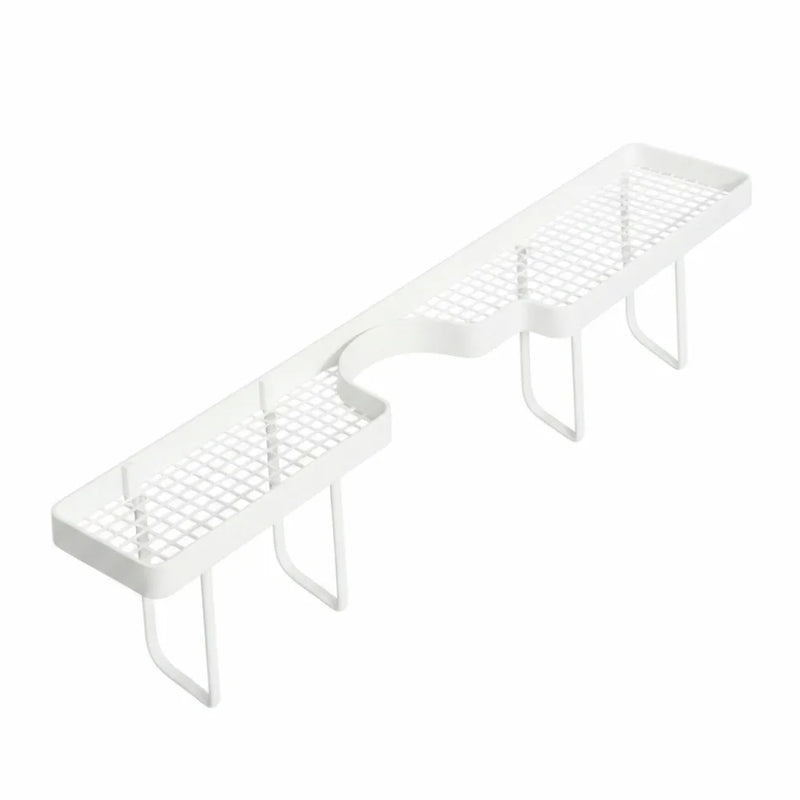 Étagère de Robinet pour Lavabo Sans Perçage, Noir ou Blanc, 50 cm