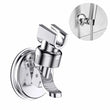 Support de Douchette à Ventouse Chromé Orientable Sans Perçage