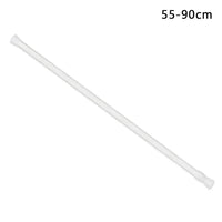 Barre de Douche à Ressort Blanche, Sans Perçage, 30 à 90 cm