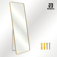 Miroir sur Pied Arche Cadre Aluminium 160 x 48 cm