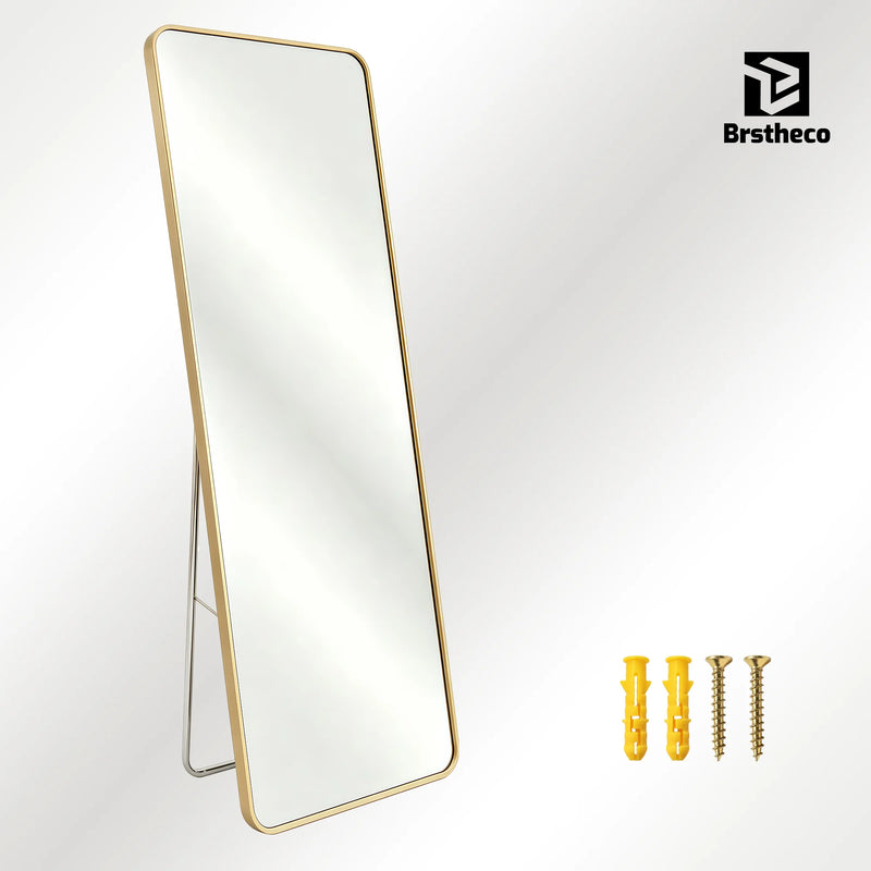 Miroir sur Pied Arche Cadre Aluminium 160 x 48 cm