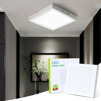 Plafonnier Cuisine LED Rond ou Carré Ultra Fin, Blanc Froid, 10 à 30 W