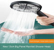 Pommeau de Douche Douchette ou Tête de Pluie Noir ou Argent à la Pièce