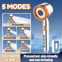 Pommeau de Douche Portable 5 Jets Filtrant Haute Pression