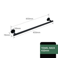 Accessoires Salle de Bain Noir Mat à la Pièce ou en Kit