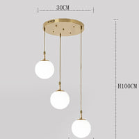 Suspension Cuisine Spirale Globes Blancs, Escalier ou Îlot, 3 à 25 Têtes