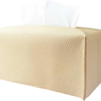 Boîte à Mouchoirs Housse en Simili Cuir, Carrée ou Rectangulaire, 6 Coloris