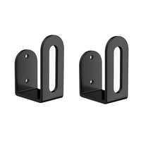 Range-Couvercle à Coller Noir ou Gris Anthracite, 2 Supports à Angle Droit