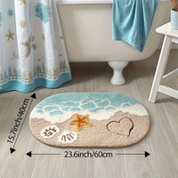Tapis de Bain Antidérapant Motif Étoile de Mer