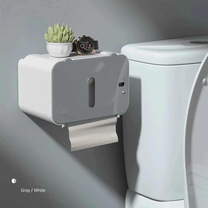 Porte-Papier Toilette Automatique à Induction Mural