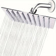 Pommeau de Douche Pluie Carré Inox 20 x 20 cm Ultra-Mince