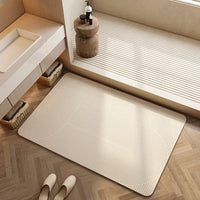 Tapis de Bain Diatomite Absorbant Antidérapant, 9 Modèles, Jusqu'à 160 x 230 cm