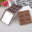 Miroir de Poche Tablette de Chocolat Pliable 8,8 x 7,7 cm