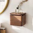 Porte-Papier Toilette et Boîte à Mouchoirs Murale en Bois, 4 Formats