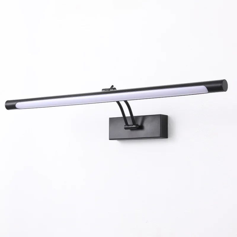 Applique Salle de Bain LED Noire Orientable pour Miroir