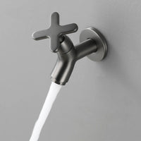 Robinet Mural Lavabo Eau Froide Laiton
