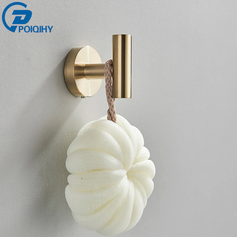 Accessoires Salle de Bain Doré Brossé à la Pièce ou en Kit de 4