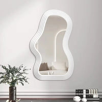 Miroir Mural Design Forme Organique Irrégulière 40 x 25 cm