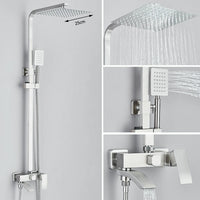 Mitigeur Douche Cascade 3 Voies Bec Pivotant