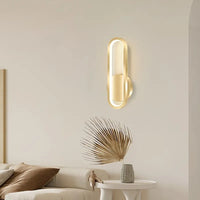 Applique Murale LED Ovale ou Rectangulaire, 4 Finitions, 16 ou 28 W