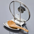 Repose-Couvercle et Repose-Cuillère Inox à Plateau, 19,5 cm de Haut