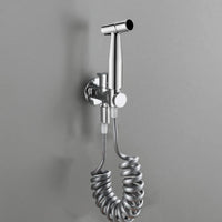 Douchette WC Bidet Portable Chromée Trou Unique