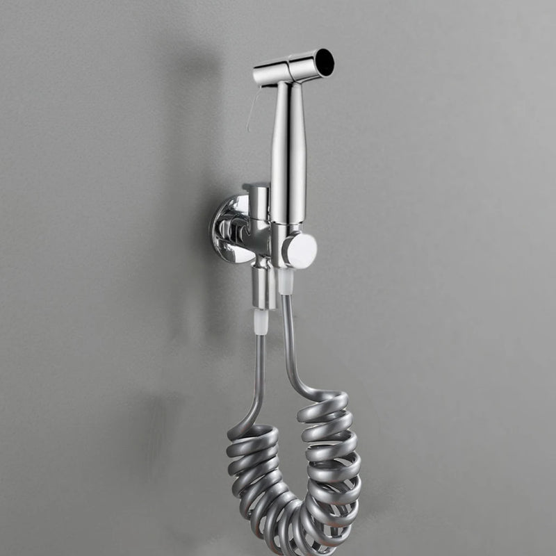 Douchette WC Bidet Portable Chromée Trou Unique