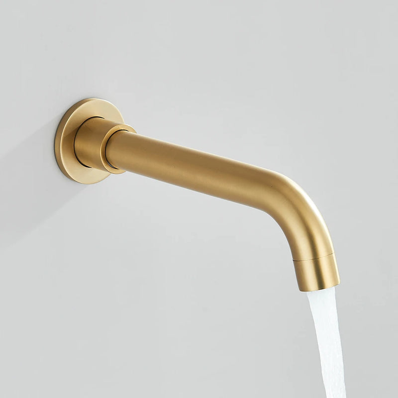 Douche Encastrable Dorée 2-3 Voies Effet Pluie