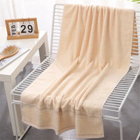 Serviette de Bain Coton Filé à l'Anneau 70 x 140 cm