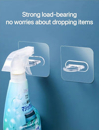 Support de Flacon Adhésif Transparent pour Pulvérisateur, Lot de 3 à 10