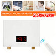 Chauffe-Eau Instantané Mural 3 000 W ou 5 500 W avec Télécommande