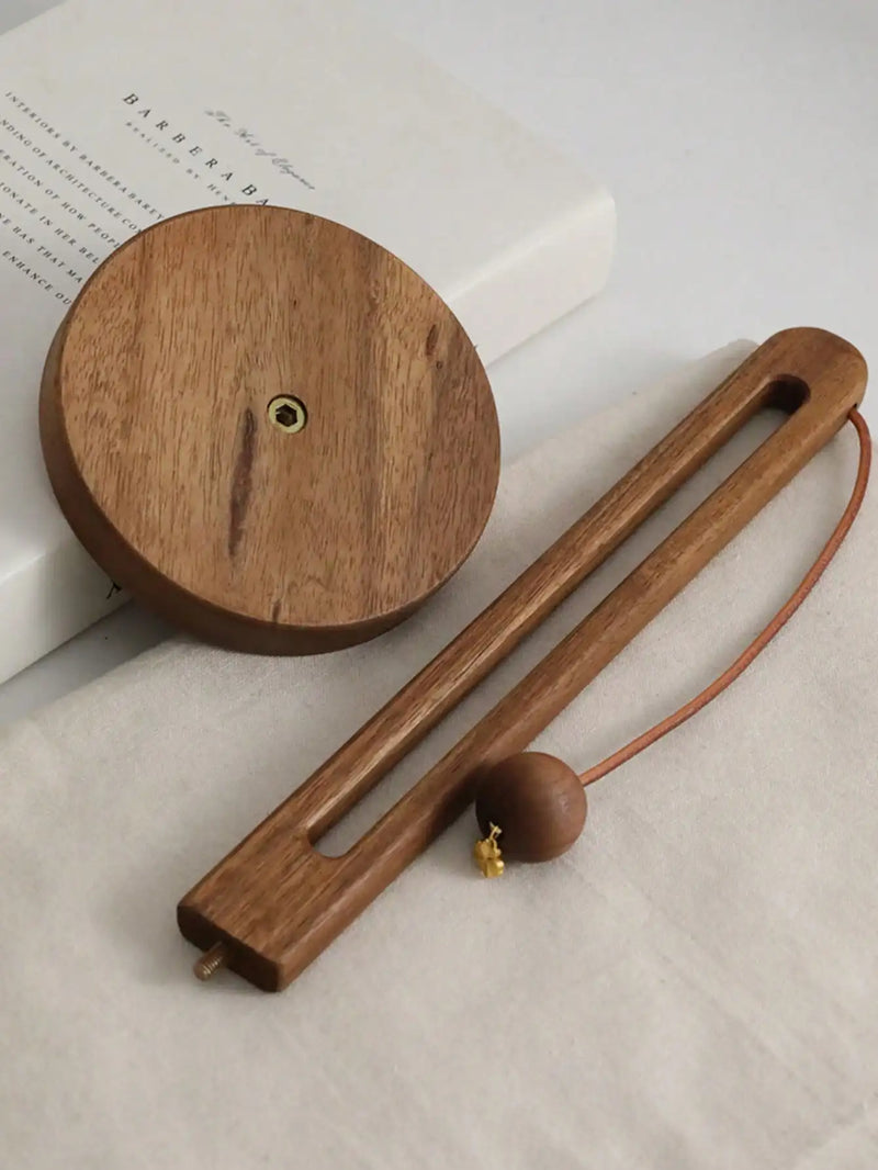 Porte-Essuie-Tout Bois d'Acacia à Poser avec Cordon, 31 x 13 cm