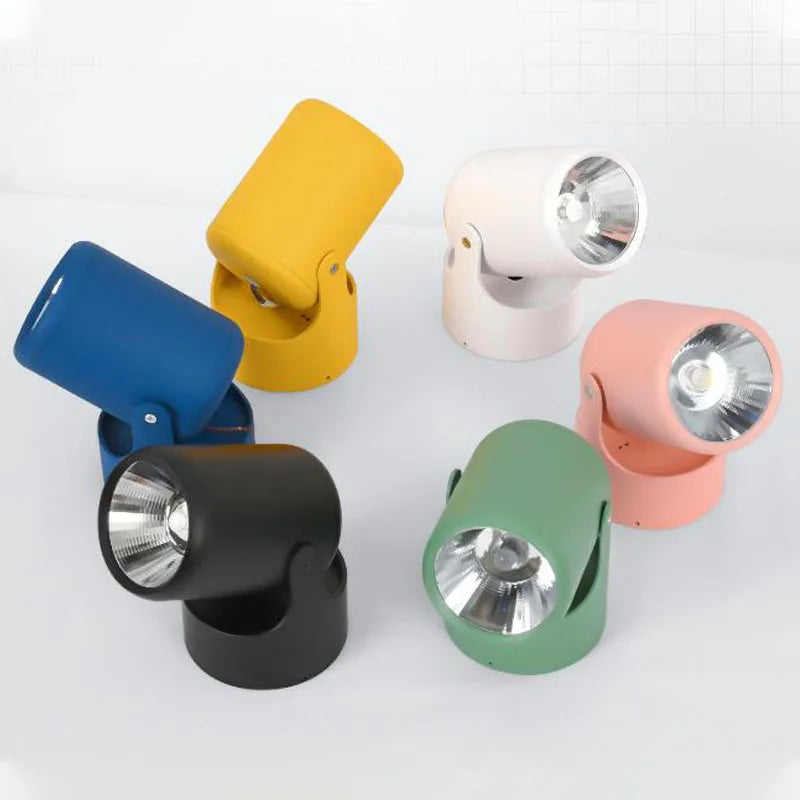 Spot LED Cuisine Macaron en Saillie Orientable, 7 Coloris, 5 à 15 W