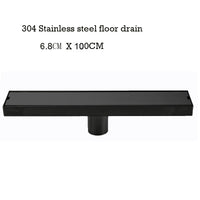 Caniveau de Douche Inox 304 Anti-Odeur, 20 à 100 cm