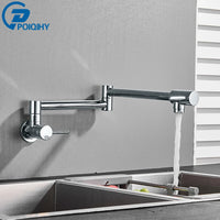 Robinet Remplisseur Mural Pliant Eau Froide Bec Rotatif Inox
