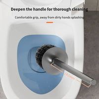 Brosse WC Ronde ou Carrée Aluminium, Gris Anthracite ou Noir