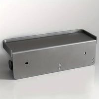 Porte-Papier Toilette avec Tablette Aluminium Noir ou Gris, 1 ou 2 Rouleaux