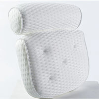 Oreiller de Baignoire 7 Ventouses Maille Respirante 4D