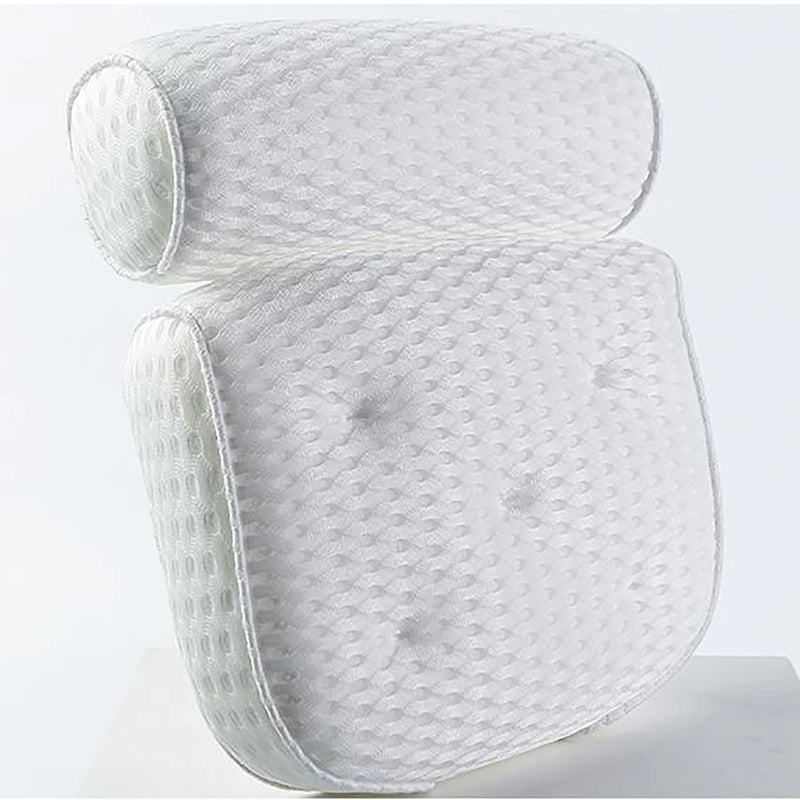 Oreiller de Baignoire 7 Ventouses Maille Respirante 4D