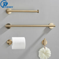 Accessoires Salle de Bain Doré Brossé à la Pièce ou en Kit de 4