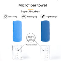 Serviette de Bain Microfibre Séchage Rapide avec Pochette, 4 Tailles