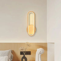 Applique Murale LED Ovale ou Rectangulaire, 4 Finitions, 16 ou 28 W