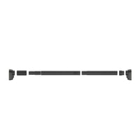 Barre Rideau de Douche Télescopique Inox, Noire ou Argentée, 80 à 270 cm
