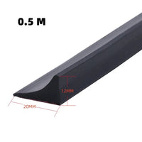 Barrage d'Eau de Douche Silicone Autocollant, 4 Couleurs, 50 à 500 cm