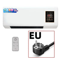 Radiateur Salle de Bain Mural Soufflant 2 en 1 Chaud et Frais, Télécommande