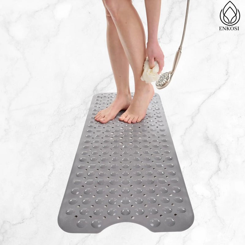 Tapis de Baignoire et de Douche Antidérapant Extra Large 40 x 100 cm